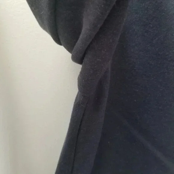 Kit and Ace Collarless Stretch Button Front Traveler Jacket Navy  S - Picture 11 of 13